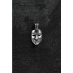FRNCH 925 Ayar Gümüş Guy Fawkes Maskesi Figürlü Gümüş Renk Erkek Kolye Ucu FRKU-1016