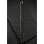 Frnch 925 Ayar Gümüş Italyan Model Gümüş Renk Erkek Kolye FRJ30764-864-A2 - Çok Renkli - 60 cm