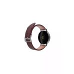 Fro 20Mm Kordon Genişliği Olan Saatlerle Uyumlu 20 Mm Hakiki Deri Safiano Bordo Kordon Silver Toka