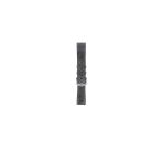 Fro 20Mm Kordon Genişliği Olan Saatlerle Uyumlu 20 Mm Hakiki Deri Spor Gri Kordon Silver Toka