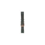 FRO 20mm Kordon Genişliği Olan Saatlerle Uyumlu 20 Mm Hakiki Deri Spor Yeşil Kordon Gold Toka
