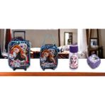 Frocx Frozen Çekçekli Anaokulu Çantası Box Connectıon (4 Parça Okul Seti)