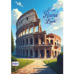 From Rome With Love Notebook for Scholl, College, Notes & Journaling: Format A5 | 180 pages with 30 lines on page