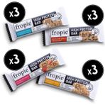 Fropie Karışık Protein Bar Kutusu 12 Adet 40 G Vegan Sağlıklı Atıştırmalık Seçeneği - 480 gr
