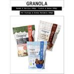 Fropie Probiyotik Badem & Vanilya - Fındık & Kakao - Glutensiz Kaju & Keten Tohumu granola 3’lü Set - 920 gr