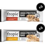 Fropie Vegan High Protein Bar 12’Li Set - Yer Fıstık Ezmeli & Fındıklı & Kakao Nibli - 12 Adet