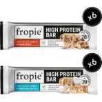 Fropie Vegan High Protein Bar 12’Li Set - Yer Fıstık Ezmeli & Kakao Nibli & Hindistan Cevizli - 12 Adet