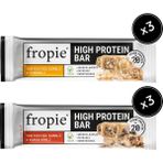 Fropie Vegan High Protein Bar 6’Lı Set - Yer Fıstık Ezmeli & Fındıklı & Kakao Nibli - 6 Adet