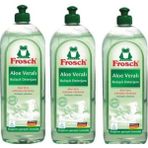 Frosch Aloe Veralı Bulaşık Deterjanı 750 ml 3 Lü Set Frosch Aloe