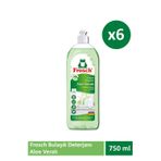 Frosch Aloe Veralı Bulaşık Deterjanı 750 ml x 6 Adet