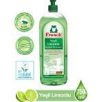 Frosch Bulaşık Deterjanı 750 ml Cilde Dost Yeşil Limon Kokusuyla Güçlü Temizlik
