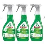 Frosch Cam ve Ayna Temizleyici Spiritus Güçlü ve Iz Bırakmayan Temizlik 500 ml x 3 Adet, Vegan