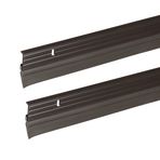 Frost King B59/36H Premium Alüminyum ve Vinil Kapı Süpürgesi 1-5/8" x 91,44 cm, Kahverengi - 2'li Paket