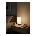 Frostblack Modern Minimal Dekoratif Abajur - Masa Lambası - Yatak Odası Gece Lambası - LED Ampul Dahil