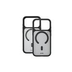 Frosted Anti-Slip iPhone 17 Pro Uyumlu MagSafe Özellik Parmak izi Bırakmayan Yumuşak Silikon Kılıf, Siyah