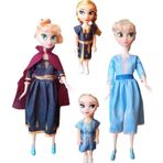 Frozen Anna Ve Elsa Oyuncak Bebek Seti - 2 Büyük, 2 Küçük