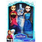 Frozen Elsa Anna 2 Li Oyuncak Bebek Figürleri - Renkli