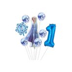 Frozen Elsa Folyo Balonlu Yaş Balon Set, 1