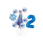 Frozen Elsa Folyo Balonlu Yaş Balon Set, 2