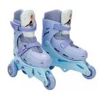 Frozen Karlar Ülkesi 3 Tekerlekli Inline Paten - 29-32 Numara Ayarlanabilir Başlangıç Pateni