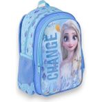 Frozen kız çocuk ilkokul çantası ortaokul kız çocuk okul çantası termal beslenme çantası - Mor - Bej