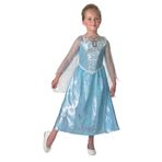 Frozen Lüx Elsa Kostümü L Beden 7-8 Yaş