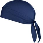 FRSOHEWIN Bandana Cap baş örtüsü yaz iç çamaşırı şapka Durag spor bisiklet kaskı baş örtüsü korsan bezleri bisiklet sürerken yürüyüş yaparken ve koşu yaparken ideal, Dunkelblau, 55-65