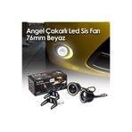 Frt Ottoman Angel Led Lamba Mercek Gündüz Sis Farı 76 Mm Beyaz