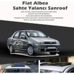 Fruens Fiat Albea Parlak Siyah Yalancı Çakma Sahte Sunroof