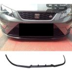 Fruens Seat Leon Mk3 Cupra R Uyumlu Ön Lip Mat Siyah Ön Tampon Lip
