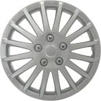 FRWY Fiat Araçlar İçin Universal 15" inç 4 Adet 1 Takım Jant Kapağı ( Egea Linea Punto Fiorino ... ) 028 - Gri-Siyah - 15 inç