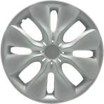 FRWY Fiat Araçlar İçin Universal 15" inç 4 Adet 1 Takım Jant Kapağı ( Egea Linea Punto Fiorino ... ) 029 - Gri-Siyah - 15 inç