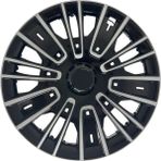 FRWY Ford Araçlar İçin Universal 16" inç 4 Adet 1 Takım Jant Kapağı ( Focus Fiesta Courier ... ) 033 - Gri-Siyah - 16 inç
