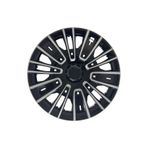 FRWY Ford Focus Fiesta Tourneo Connect Uyumlu 15" inç Gri-Siyah 4 Adet Takım Jant Kapağı
