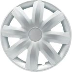 FRWY Opel Araçlar İçin Universal 14" inç 4 Adet 1 Takım Jant Kapağı (Astra Corsa …) 006 - Gri-Siyah - 14 inç