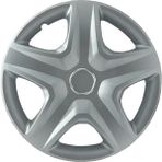 FRWY Opel Araçlar İçin Universal 14" inç 4 Adet 1 Takım Jant Kapağı (Astra Corsa …) 007 - Gri-Siyah - 14 inç