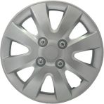 FRWY Opel Araçlar İçin Universal 14" inç 4 Adet 1 Takım Jant Kapağı (Astra Corsa …) 008 - Gri-Siyah - 14 inç
