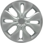 FRWY Opel Araçlar İçin Universal 15" inç 4 Adet 1 Takım Jant Kapağı (Astra Corsa …) 029 - Gri-Siyah - 15 inç