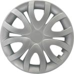 FRWY Opel Araçlar İçin Universal 15" inç 4 Adet 1 Takım Jant Kapağı (Astra Corsa …) 031 - Gri-Siyah - 15 inç