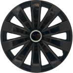 FRWY Opel Araçlar İçin Universal 16" inç 4 Adet 1 Takım Jant Kapağı (Astra Corsa …) 036 - Gri-Siyah - 16 inç