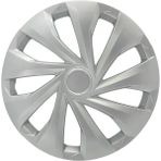 FRWY Opel Araçlar İçin Universal 16" inç 4 Adet 1 Takım Jant Kapağı (Astra Corsa …) 041 - Gri-Siyah - 16 inç