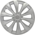 FRWY Opel Araçlar İçin Universal 16" inç 4 Adet 1 Takım Jant Kapağı (Astra Corsa …) 042 - Gri-Siyah - 16 inç