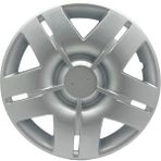 FRWY Peugeot Araçlar İçin Universal 14" inç 4 Adet 1 Takım Jant Kapağı ( 301 206 207 Rifter …) 011 - Gri-Siyah - 14 inç