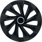 FRWY Peugeot Araçlar İçin Universal 15" inç 4 Adet 1 Takım Jant Kapağı ( 301 206 207 Rifter …) 021 - Gri-Siyah - 15 inç
