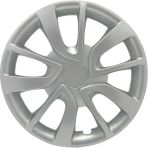 FRWY Peugeot Araçlar İçin Universal 15" inç 4 Adet 1 Takım Jant Kapağı ( 301 206 207 Rifter …) 024 - Gri-Siyah - 15 inç