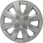 FRWY Peugeot Araçlar İçin Universal 15" inç 4 Adet 1 Takım Jant Kapağı ( 301 206 207 Rifter …) 026 - Gri-Siyah - 15 inç