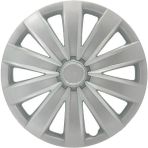 FRWY Peugeot Araçlar İçin Universal 16" inç 4 Adet 1 Takım Jant Kapağı ( 301 206 207 Rifter …) 039 - Gri-Siyah - 16 inç