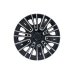 FRWY Renault Clio Megane Symbol Fluance Uyumlu 15" inç Gri-Siyah 1 Takım 4 Adet Jant Kapağı