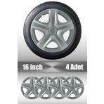 FRWY Renault Laguna Spring 16" inç Uyumlu 4 Adet 1 Takım , Jant Kapağı