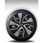 FRWY Toyota Araçlar İçin Universal 15" inç 4 Adet 1 Takım Jant Kapağı ( Corolla Yaris …) 100 - Gri-Siyah - 15 inç